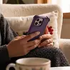 Coverzs Coverzs iPhone 16 Pro Max matte Shock case (paars)