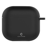 Coverzs AirPods 4 siliconen hoesje (zwart)