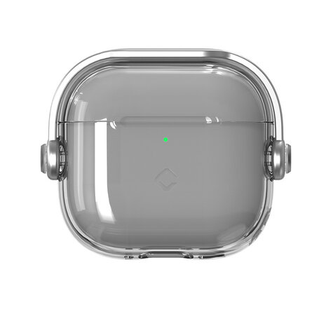 Coverzs Coverzs AirPods 4 TPU & PC clear case (transparant / grijs)
