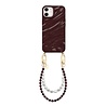 xoxo Wildhearts xoxo Wildhearts iPhone 11 - Glaze Cord Case - Burgundy Muse & Pearls