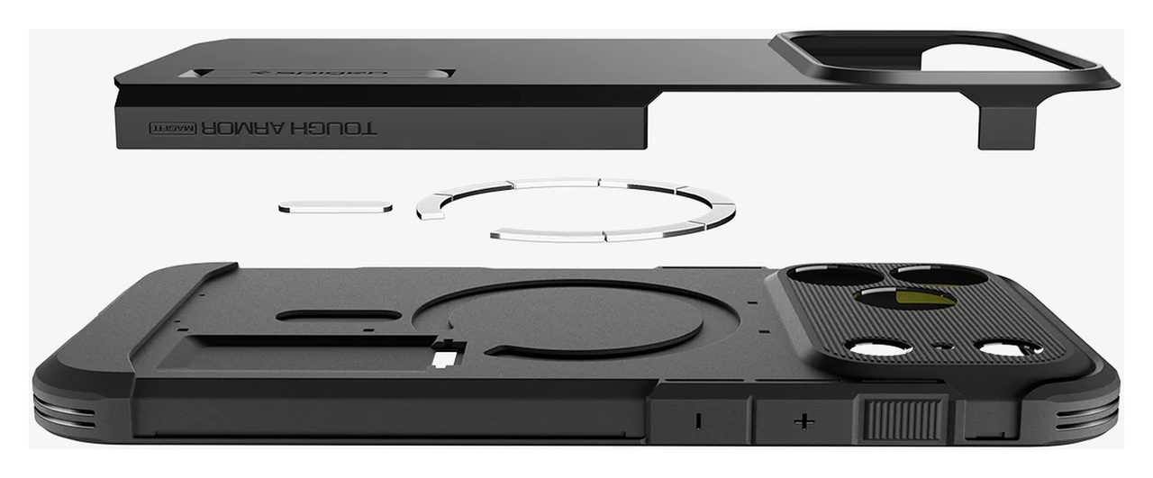 Spigen Spigen iPhone 18 Pro Tough Armor MagSafe case (zwart)
