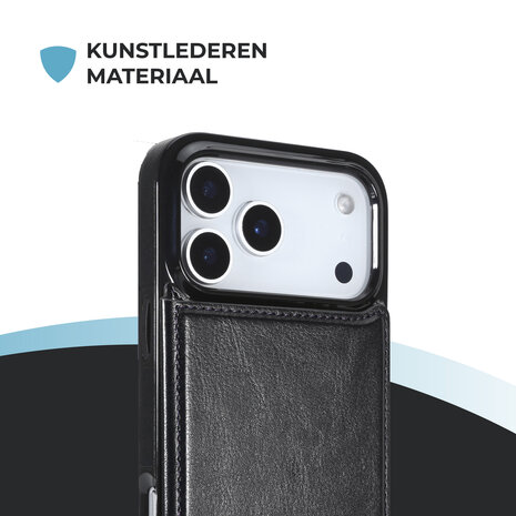 ShieldCase® ShieldCase iPhone 18 Pro Wallet case (zwart) ShieldCase® ShieldCase iPhone 18 Pro Wallet case (zwart)