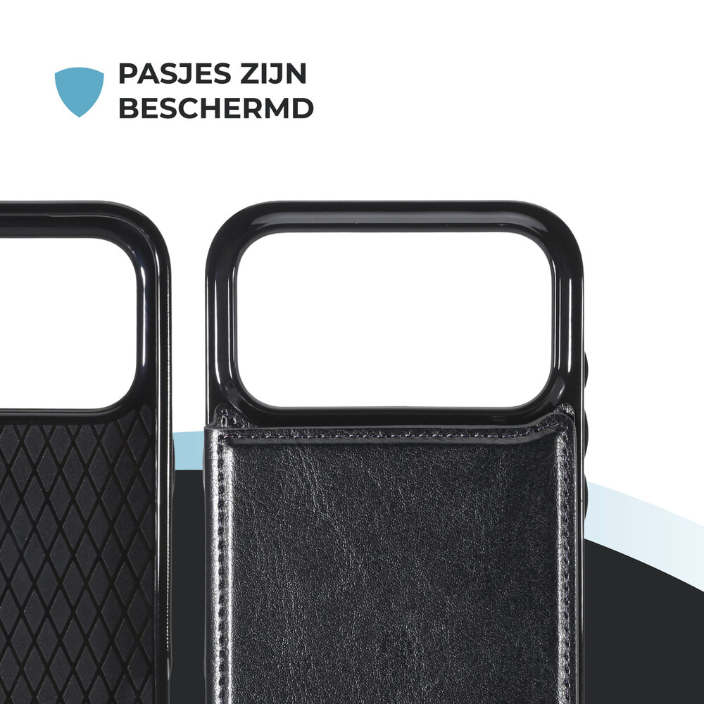 ShieldCase® ShieldCase iPhone 18 Pro Wallet case (zwart) ShieldCase® ShieldCase iPhone 18 Pro Wallet case (zwart)