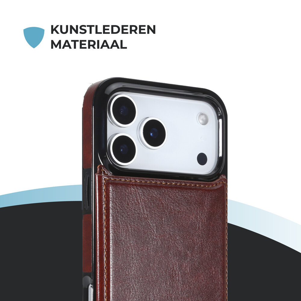 ShieldCase® ShieldCase iPhone 18 Pro Wallet case (bruin) ShieldCase® ShieldCase iPhone 18 Pro Wallet case (bruin)