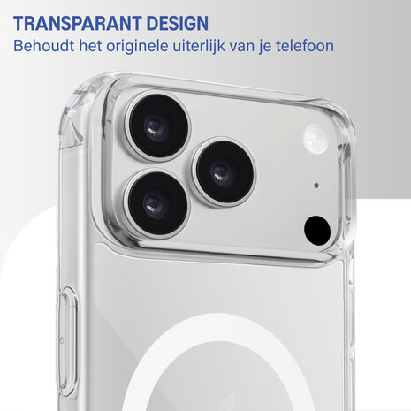 Coverzs Coverzs iPhone 18 Pro TPU MagSafe hoesje (transparant) Coverzs Coverzs iPhone 18 Pro TPU MagSafe hoesje (transparant)