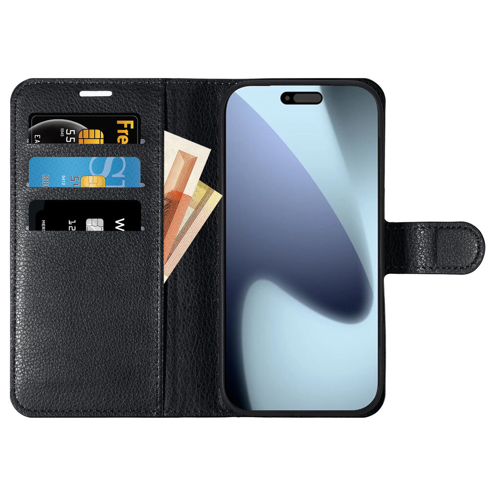 ShieldCase® ShieldCase iPhone 18 Pro Bookcase (zwart)