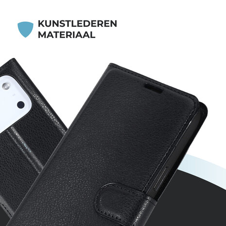 ShieldCase® ShieldCase iPhone 18 Pro Bookcase (zwart)