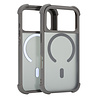 Coverzs Coverzs iPhone 18 Pro matte shock case met MagSafe (grijs)