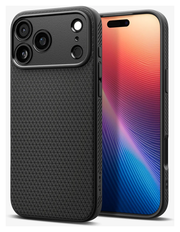 Spigen Spigen iPhone 18 Pro Max Liquid Air hoesje (zwart) Spigen Spigen iPhone 18 Pro Max Liquid Air hoesje (zwart)
