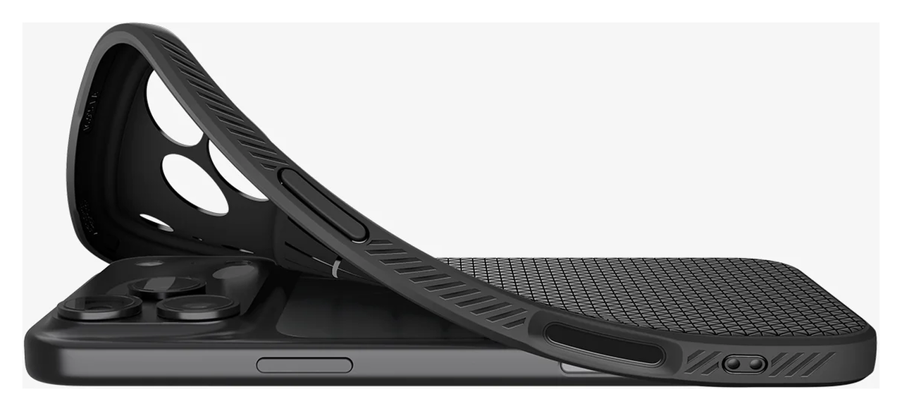 Spigen Spigen iPhone 18 Pro Max Liquid Air hoesje (zwart) Spigen Spigen iPhone 18 Pro Max Liquid Air hoesje (zwart)