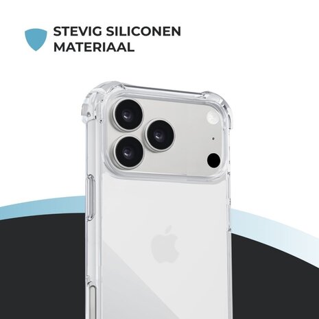 ShieldCase® ShieldCase iPhone 18 Pro Max Shock case (transparant) ShieldCase® ShieldCase iPhone 18 Pro Max Shock case (transparant)