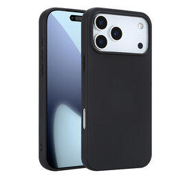 ShieldCase® iPhone 18 Pro Max siliconen hoesje (zwart)
