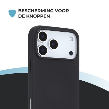 ShieldCase® ShieldCase iPhone 18 Pro Max siliconen hoesje (zwart)
