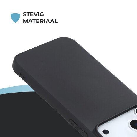 ShieldCase® ShieldCase iPhone 18 Pro Max siliconen hoesje (zwart)
