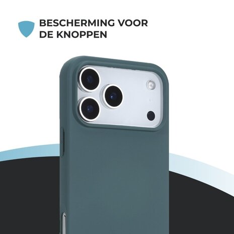 ShieldCase® ShieldCase iPhone 18 Pro Max siliconen hoesje (donkergroen)