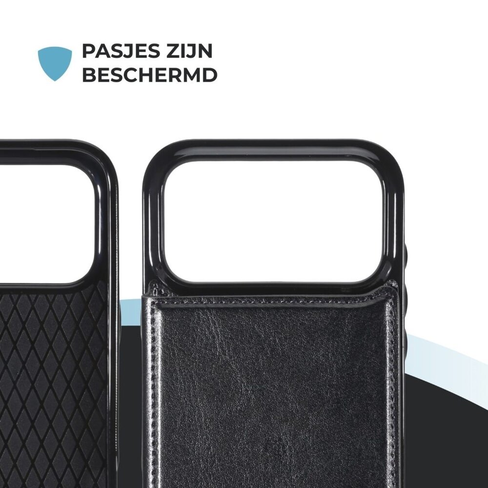 ShieldCase® ShieldCase iPhone 18 Pro Max Wallet case (zwart) ShieldCase® ShieldCase iPhone 18 Pro Max Wallet case (zwart)