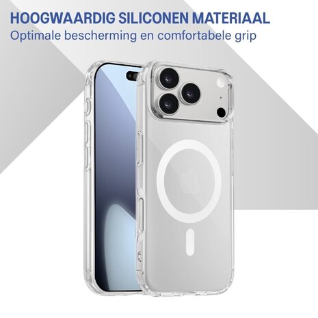 Coverzs Coverzs iPhone 18 Pro Max TPU MagSafe hoesje (transparant) Coverzs Coverzs iPhone 18 Pro Max TPU MagSafe hoesje (transparant)