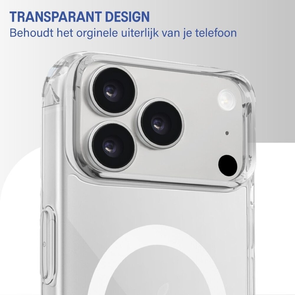 Coverzs Coverzs iPhone 18 Pro Max TPU MagSafe hoesje (transparant) Coverzs Coverzs iPhone 18 Pro Max TPU MagSafe hoesje (transparant)