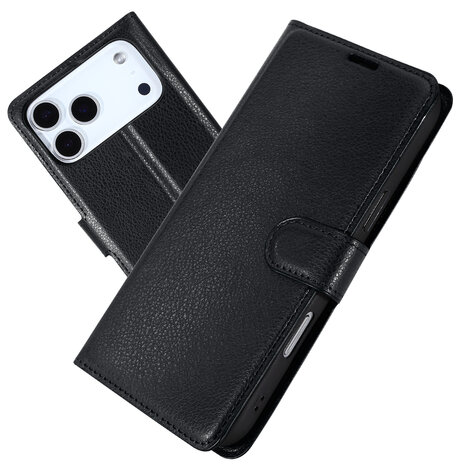 ShieldCase® ShieldCase iPhone 18 Pro Max Bookcase (zwart) ShieldCase® ShieldCase iPhone 18 Pro Max Bookcase (zwart)
