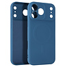 ShieldCase® ShieldCase iPhone 18 Pro Max Siliconen MagSafe back cover (donkerblauw)