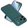 ShieldCase® ShieldCase iPhone 18 Pro Max Siliconen MagSafe back cover (donkergroen)