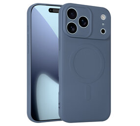 ShieldCase® iPhone 18 Pro Max Siliconen MagSafe back cover (grijs)