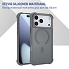 Coverzs Coverzs iPhone 18 Pro Max matte shock case met MagSafe (grijs) Coverzs Coverzs iPhone 18 Pro Max matte shock case met MagSafe (grijs)