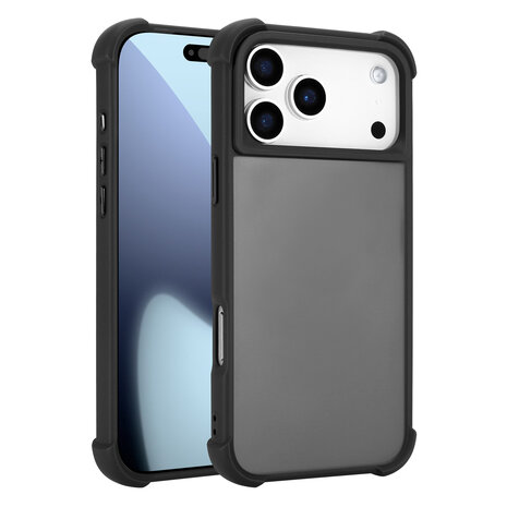 Coverzs Coverzs iPhone 18 Pro Max matte shock case (zwart) Coverzs Coverzs iPhone 18 Pro Max matte shock case (zwart)