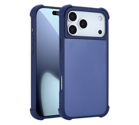 Coverzs iPhone 18 Pro Max matte shock case (donkerblauw) Coverzs iPhone 18 Pro Max matte shock case (donkerblauw)