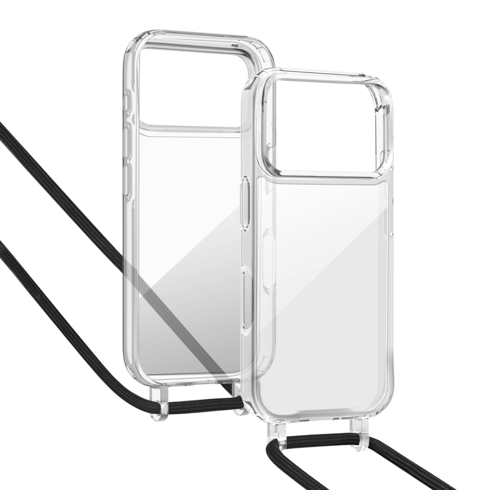 ShieldCase® ShieldCase iPhone 18 Pro Max Shock case met koord (transparant) ShieldCase® ShieldCase iPhone 18 Pro Max Shock case met koord (transparant)