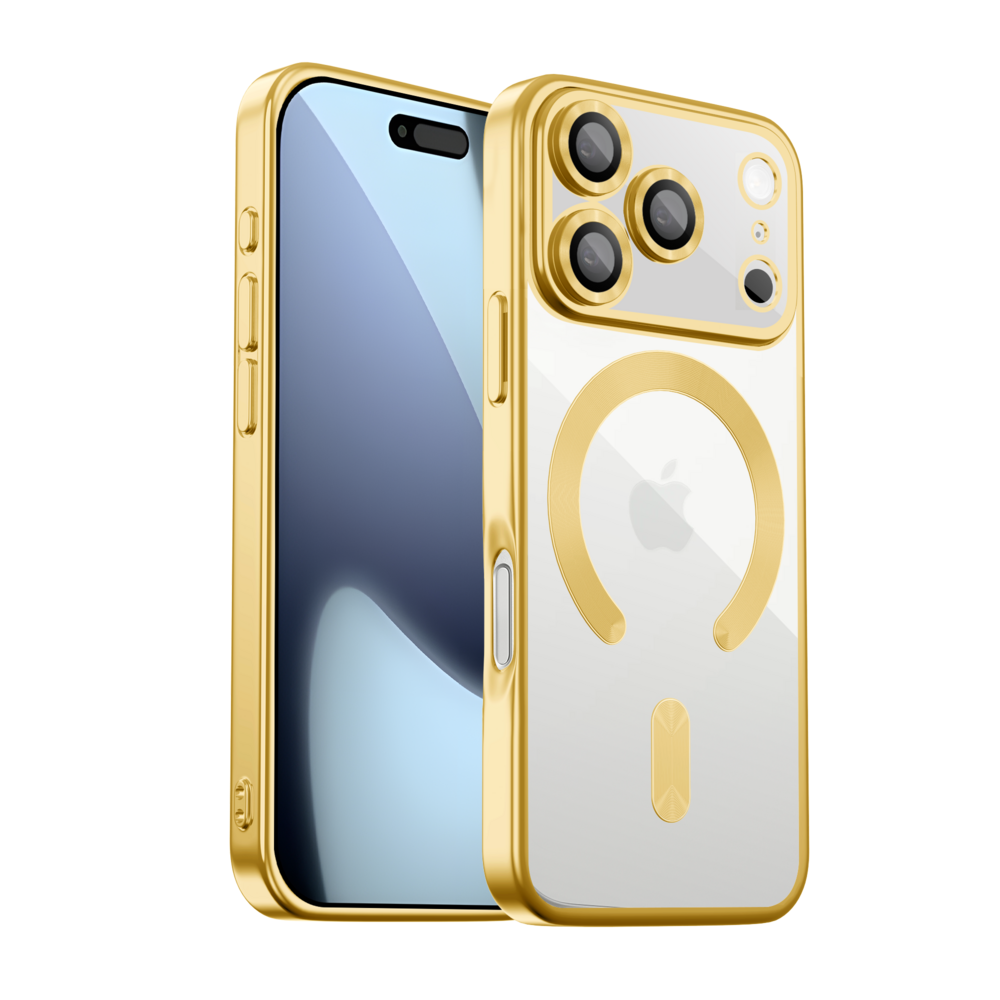 Coverzs Coverzs iPhone 18 Pro Max MagSafe hoesje met camera cover (goud) Coverzs Coverzs iPhone 18 Pro Max MagSafe hoesje met camera cover (goud)