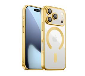 Coverzs iPhone 18 Pro Max MagSafe hoesje met camera cover (goud) Coverzs iPhone 18 Pro Max MagSafe hoesje met camera cover (goud)