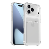 ShieldCase® iPhone 18 Pro Max TPU hoesje met pasjeshouder (transparant)