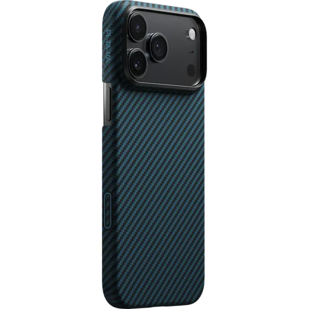 Pitaka Pitaka iPhone 18 Pro Max Ultra-slim case (blauw/grijs)