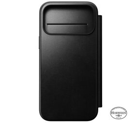 Nomad Nomad iPhone 18 Pro Max Modern Horween Leather Folio case (zwart) Nomad Nomad iPhone 18 Pro Max Modern Horween Leather Folio case (zwart)