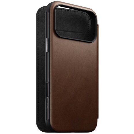 Nomad Nomad iPhone 18 Pro Max Modern Leather Folio case (bruin) Nomad Nomad iPhone 18 Pro Max Modern Leather Folio case (bruin)
