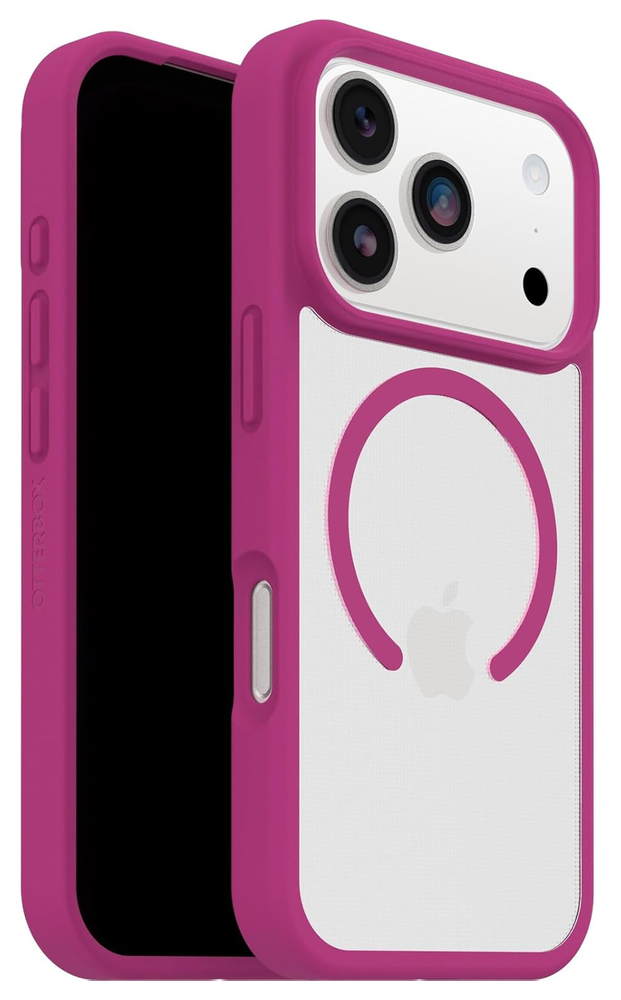 Otterbox OtterBox iPhone 18 Pro React MagSafe hoesje (transparant/roze) Otterbox OtterBox iPhone 18 Pro React MagSafe hoesje (transparant/roze)