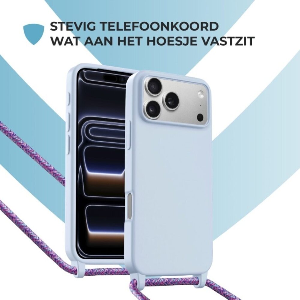ShieldCase® ShieldCase iPhone 18 Pro Max hoesje met telefoonkoord (paars) ShieldCase® ShieldCase iPhone 18 Pro Max hoesje met telefoonkoord (paars)