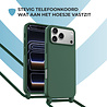 ShieldCase® ShieldCase iPhone 18 Pro hoesje met telefoonkoord (donkergroen) ShieldCase® ShieldCase iPhone 18 Pro hoesje met telefoonkoord (donkergroen)