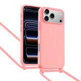ShieldCase® iPhone 18 Pro hoesje met telefoonkoord (roze)