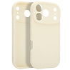 Ceezs Ceezs iPhone 18 Pro siliconen TPU hoesje (antiek wit)