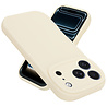 Ceezs Ceezs iPhone 18 Pro siliconen TPU hoesje (antiek wit)