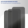 Coverzs Coverzs iPhone 18 Pro Flexibel PMMA Glass Privacy screenprotector met frame (2-Pack)