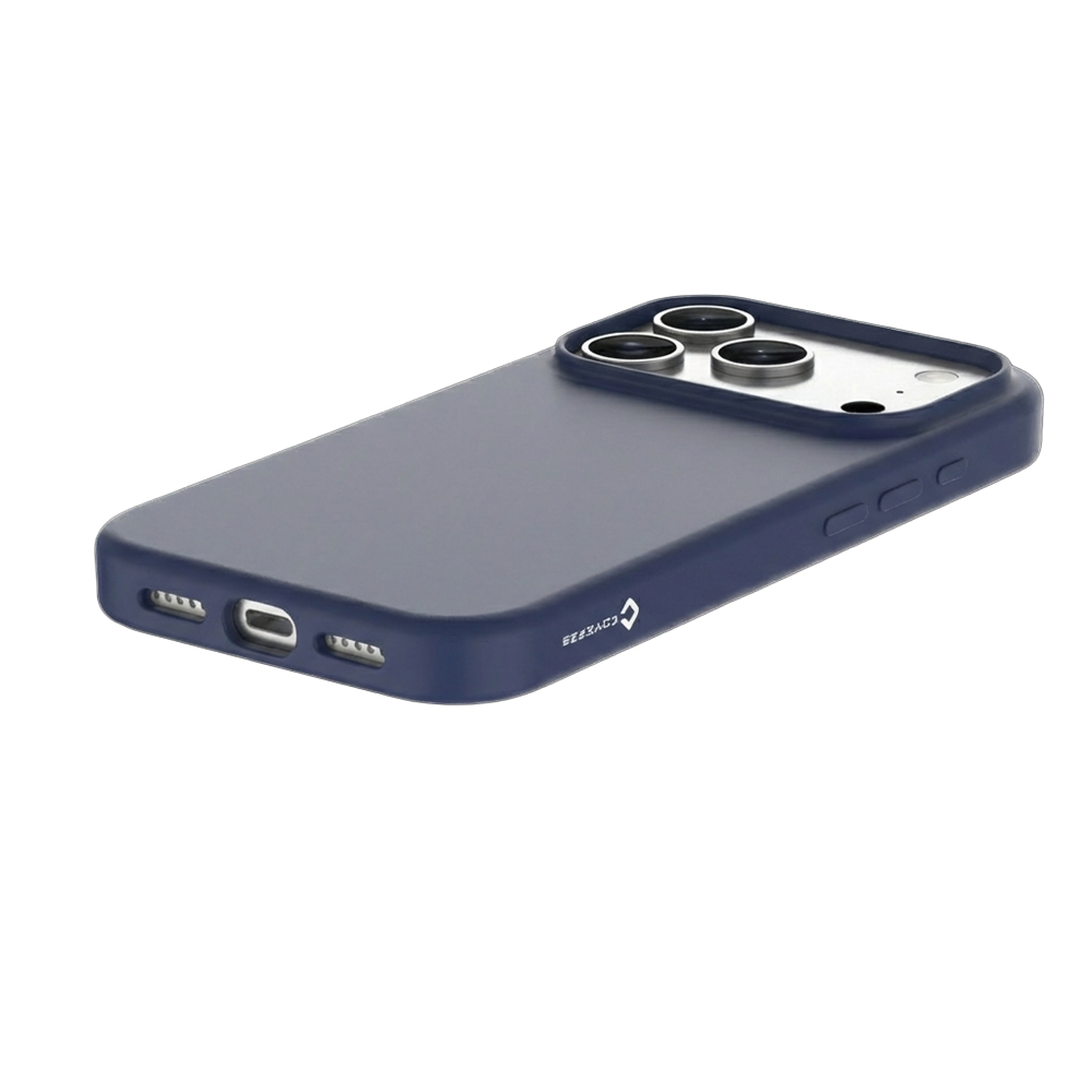 Coverzs Coverzs iPhone 18 Pro liquid siliconen MagSafe hoesje (blauw)