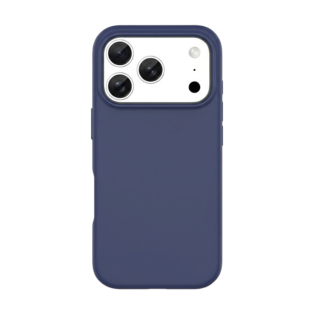 Coverzs Coverzs iPhone 18 Pro liquid siliconen MagSafe hoesje (blauw)