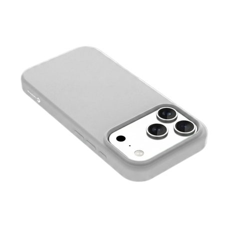 Coverzs Coverzs iPhone 18 Pro liquid siliconen MagSafe hoesje (grijs)