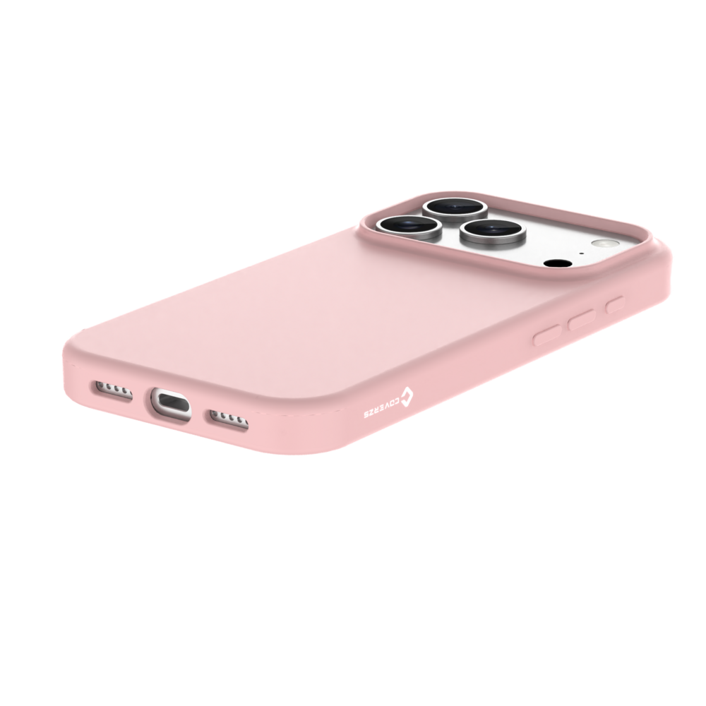 Coverzs Coverzs iPhone 18 Pro Max liquid siliconen MagSafe hoesje (roze)
