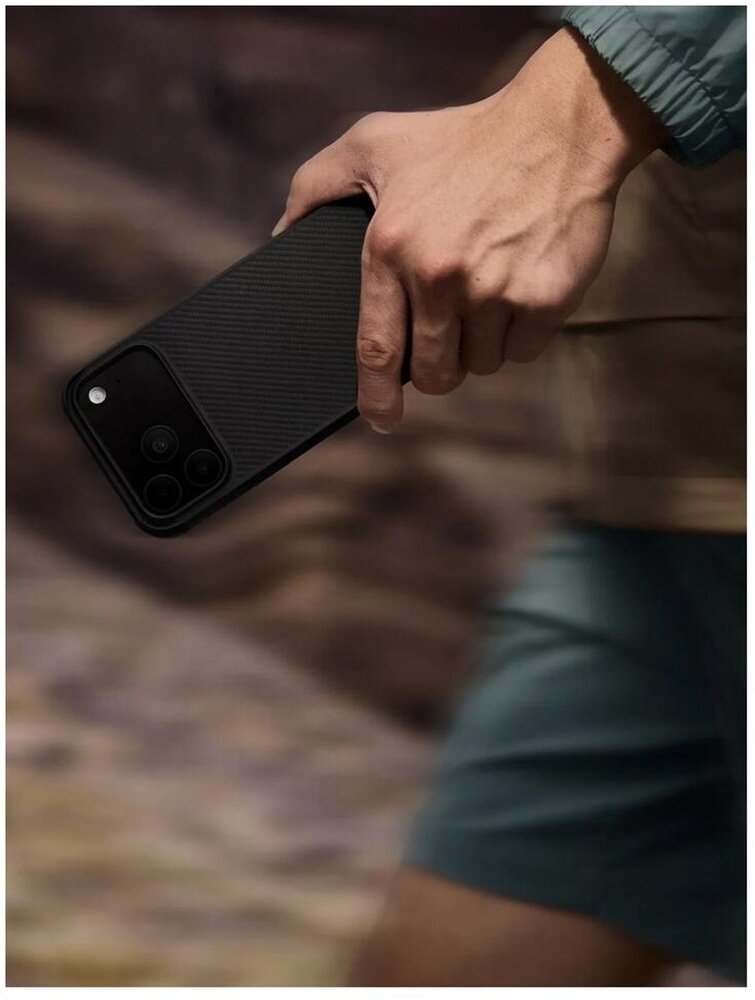 Pitaka Pitaka iPhone 18 Pro ProGuard MagSafe hoesje (zwart) Pitaka Pitaka iPhone 18 Pro ProGuard MagSafe hoesje (zwart)