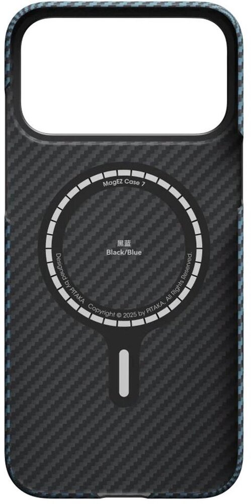 Pitaka Pitaka iPhone 18 Pro Ultra Slim MagSafe Max hoesje (blauw) Pitaka Pitaka iPhone 18 Pro Ultra Slim MagSafe Max hoesje (blauw)