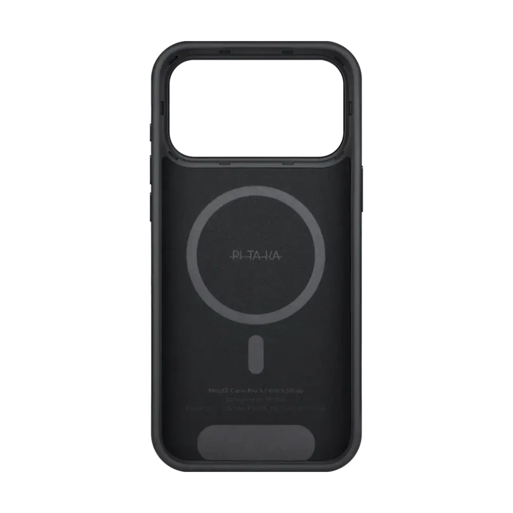 Pitaka PITAKA iPhone 18 Pro Aramid UltraGuard case (zwart/grijs) Pitaka PITAKA iPhone 18 Pro Aramid UltraGuard case (zwart/grijs)